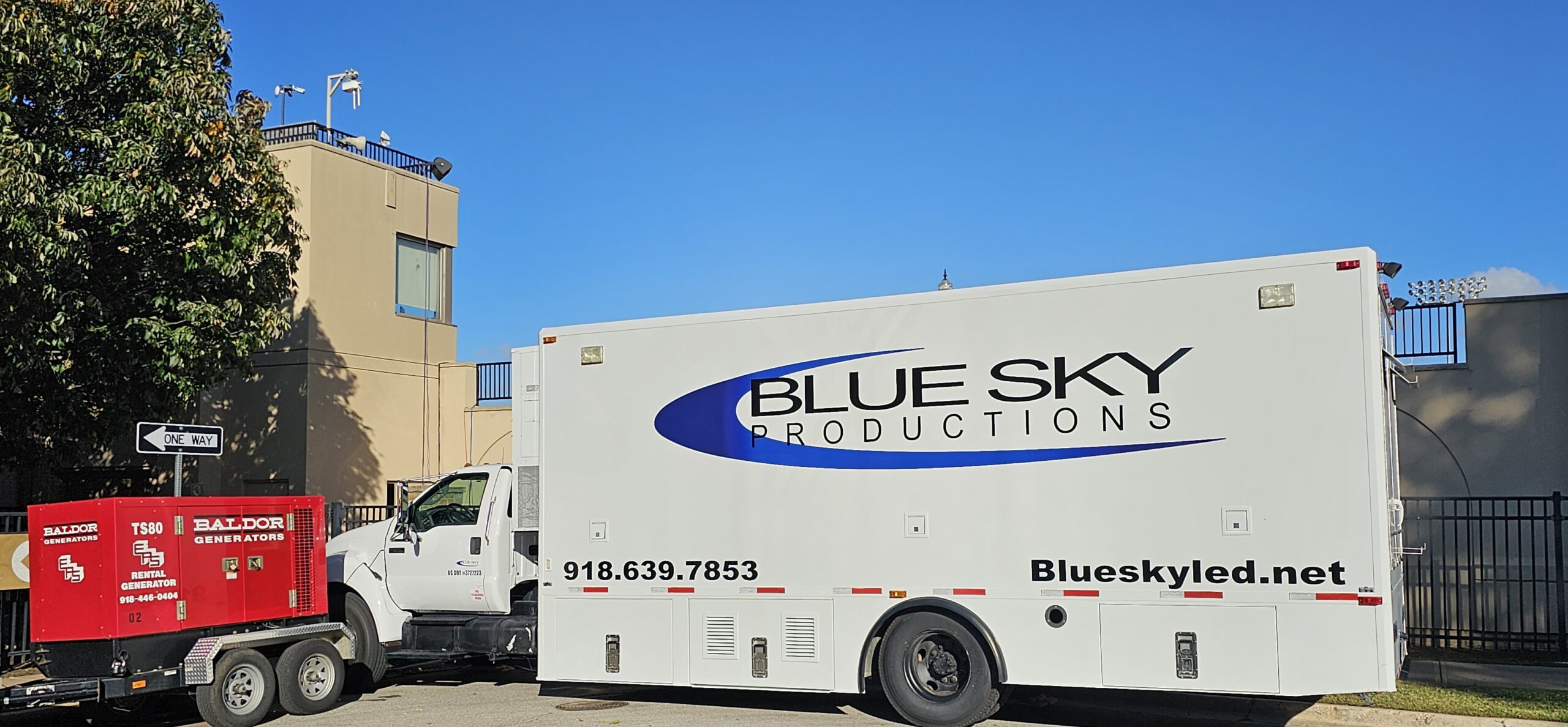 Blue Sky 4 production truck